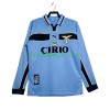Fußballtrikots Lazio Rom 1999 Retro Heim Trikotsatz 1998 Langarm Fußballtrikots Lazio Rom 1999 Retro Heim Trikotsatz 1998 Langarm